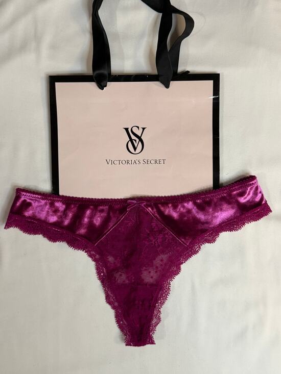 Victoria's Secret Other - NWT Victoria’s Secret Vintage Dream Angels Lace Thong – Purple – Size XS – 2018